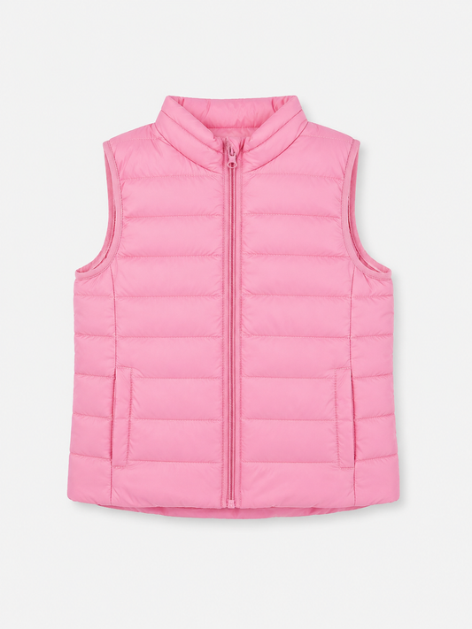 Chaleco acolchado rosado