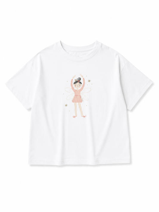 Camiseta básica oversise bailarina