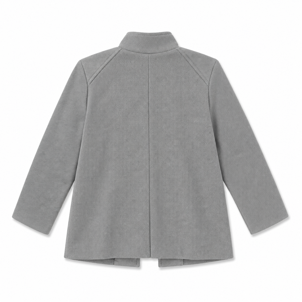 Blazer paño gris cuello neru