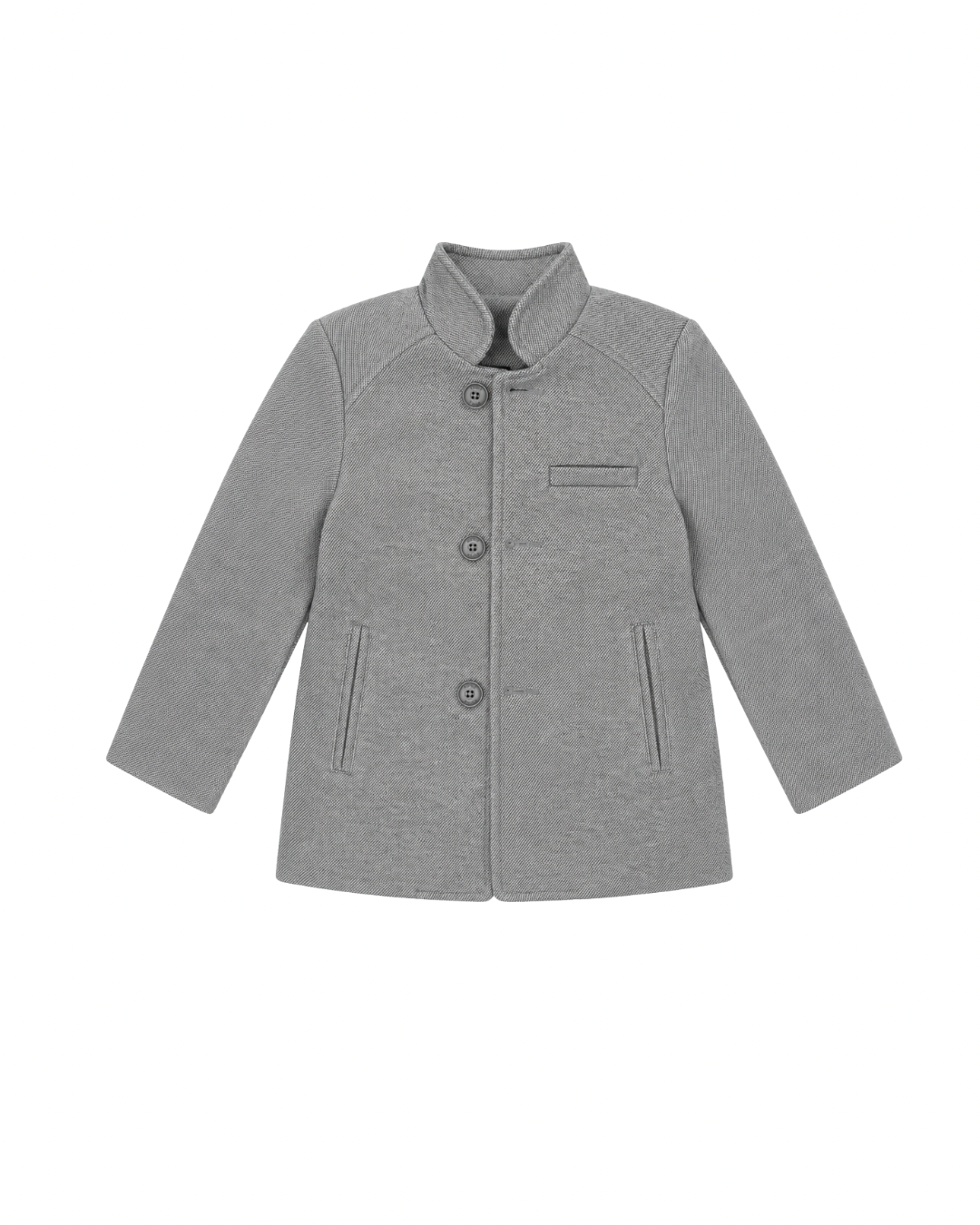 Blazer paño gris cuello neru