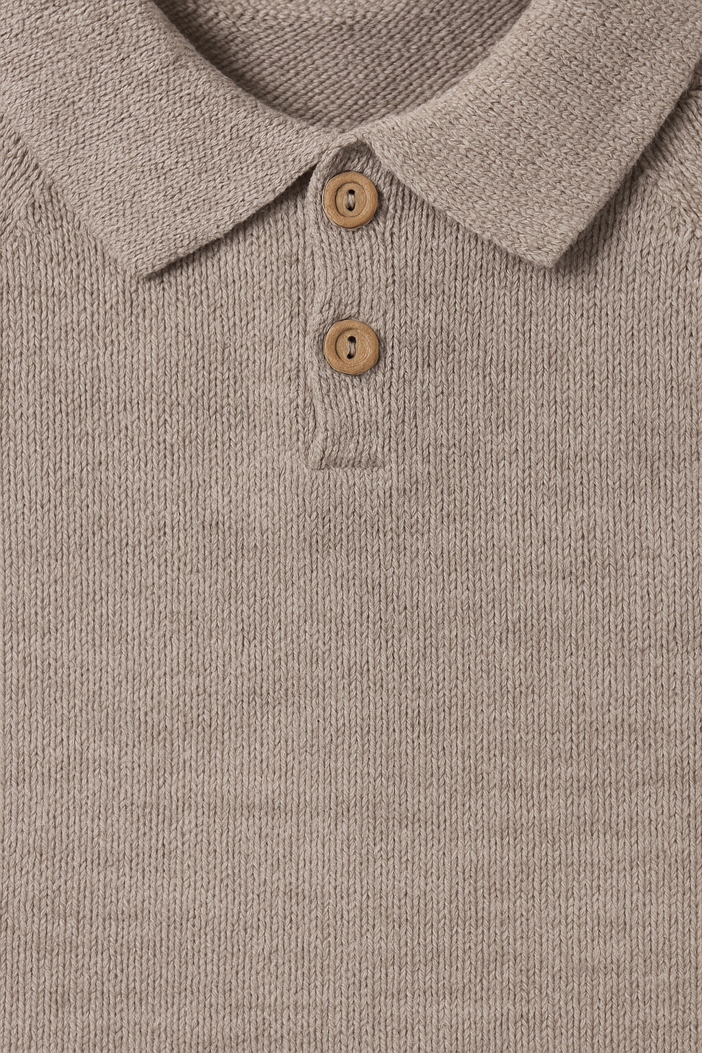 Saco tejido niño cuello polo