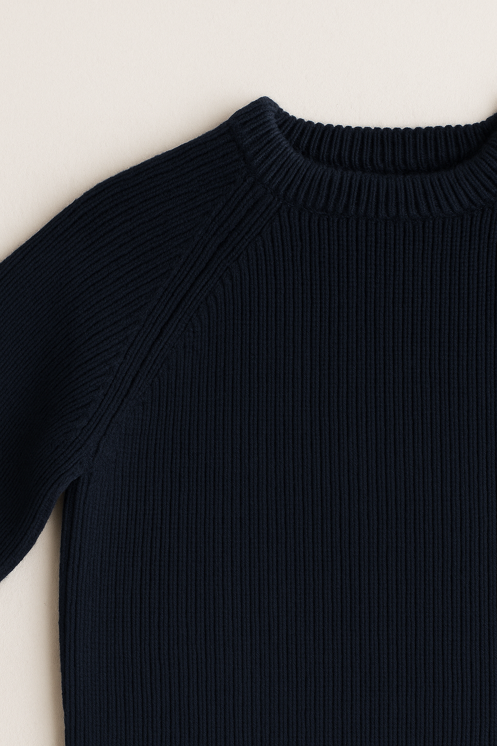 Saco tejido de punto niño cuello redondo